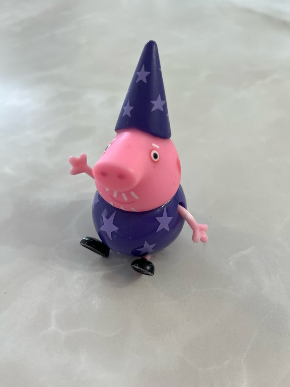 Peppa Pig Grandpa Pig Royal Wizard Poseable Figurine Toy